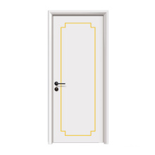 GO-H1030 Rubber Wood Wood Door Design Porte de chasse en bois avec cadre de porte fabriqué en Chine